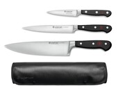 Wusthof Classic 3 Pc Knife Set With Roll