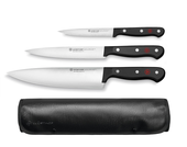 Wusthof Gourmet 3 Piece Set With Roll