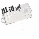 Knife Set Giesser Large With 25cm Cooks Knife In Cotton Wallet