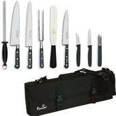 Knife Set Sabatier Large With 25cm Cooks Knife In KC210 Case