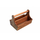 Acacia Table Tidy 250mm X 179mm X 80mm