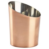 Copper Plated Plain Angled Cone 9.5cm X 8.1cm