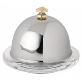 Dome For Butter Dish S/S 9cm Dia (Box Of 6)