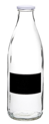 Lidded Bottle With Blackboard 20.5cm High 0.5ltr (Box Of 12)