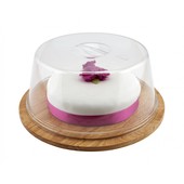 Clear Cover For SG467 Hevea Wood Cake Plate