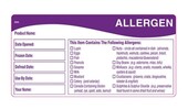 Allergen Labels (Roll Of 500)