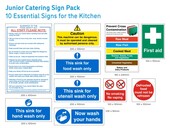 Hygiene Sign Catering Pack Junior