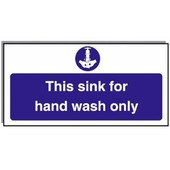 Food Hygiene Sign This Sink For Handwash Only