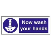 Food Hygiene Sign Now Wash Your Hands