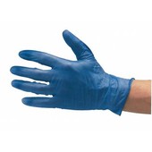 Vinyl Gloves Powder Free Blue (Box Of 100)