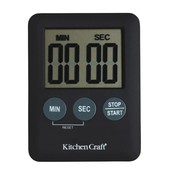 Digital Timer Assorted Black & Silver In Colour