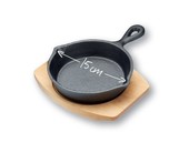 Mini Round Frying Pan & Board 15cm