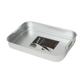 Baking Dish Aluminium With Built In Handles 32cm X 22cm X 5cm (External)