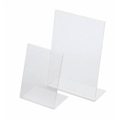 Menu Holder Perspex A5 Angled