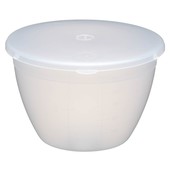 Basin Plastic With Lid 0.5 Pint