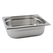 Food Pan Gastronorm S/S GN1/2 32.5cm X 26.5cm X 15cm Deep