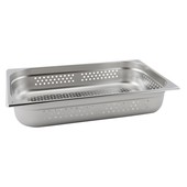 Food Pan Gastronorm S/S Perforated GN1/1 53cm X 32.5cm X 6.5cm Deep