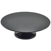 Melamine Cake Stand Black 33cm X 10cm