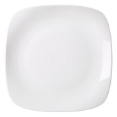Genware Porcelain Rounded Square Plate 17cm (Box of 6)
