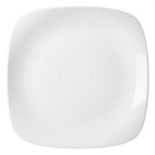 Genware Porcelain Rounded Square Plate 21cm (Box of 6)