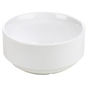 Genware Porcelain Un-lugged Soup Bowl 25cl