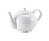 Genware Porcelain Teapot with Infuser 45cl