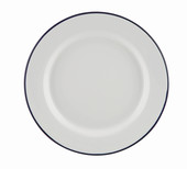 Enamel Tableware Wide Rim Plate 26cm
