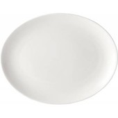 Pure White Porcelain Oval Plate 25cm (Box of 24)