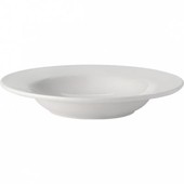 Pure White Porcelain  Rimmed Soup Bowl 22.5cm (Box of 24)