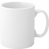 Pure White Porcelain Economy Straight Sided Mug 34cl