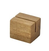 Acacia Wood Sign Holder 3 X 2.5 X 2.5CM