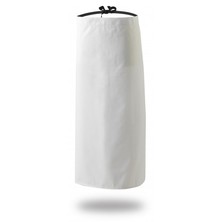 Waist Apron White With Black Tapes 28&quot; X 33&quot;