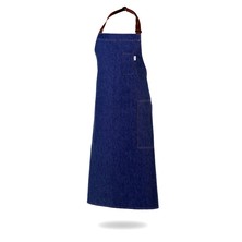 Work Range Bib Apron Denim With 2 Hip &amp; 1 Pen/Spoon Pocket 89cm X 96cm