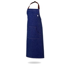 Work Range Bib Apron Denim With 1 Middle &amp; 1 Pen/Spoon Pocket 89cm X 96cm