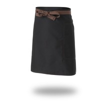 Work Range Waist Apron Poly/Cotton With 2 Hip Pockets 75cm X 52cm Black