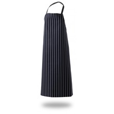 Waterproof Bib Apron Navy/White Stripe