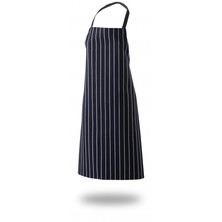 Bib Apron  Butchers Stripe 28&quot; X 33&quot; With Pocket