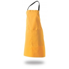 Bib Apron 34&quot; X 33&quot; Poly/Cotton With Pocket