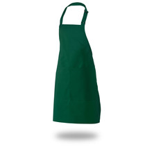 Bib Apron 28&quot; X 33&quot; Poly/Cotton Self Adjustable Neck Band With Pocket