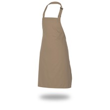 Bib Apron 34&quot; X 33&quot; Poly/Cotton Self Adjustable Neck Band With Pocket