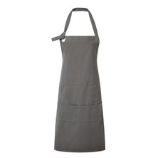 Canvas Bib Apron with Front Pocket Heavy Duty 28&quot; X 34&quot;