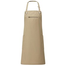 Barley Contrast Stitch Sustainable Bib Apron