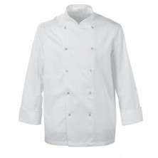 Scholar Chefs Jacket Press Stud Fastening