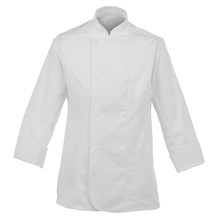 Ladies Chefs Jacket White With Capped Studs