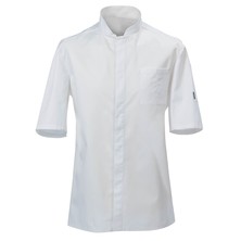 Le Chef DF118E Prep Jacket White *Short Sleeves*  With StayCool System Panels