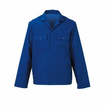 Jacket Poly/Cotton Royal Blue