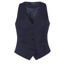 Lady&#039;s Waistcoat Polyester Navy