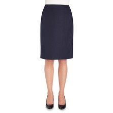Lady&#039;s Suit Skirt Polyester Length 22&quot; Navy