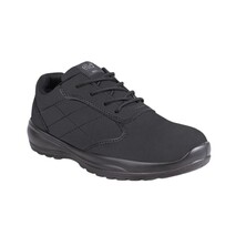 Neon Ladies Safety Trainer Black