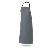 Work Range Bib Apron P/C With Hip &amp; Pen/Spoon Pocket Mole Grey 89cm X 96cm